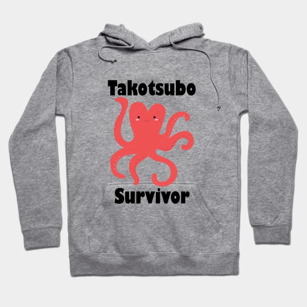 Takotsubo survivor Hoodie by kikibul